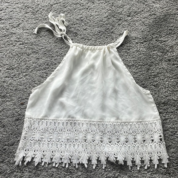White elegant top size small - Picture 1 of 2